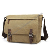 Men's Canvas Messenger Bag Vintage brand Casual Travel Shoulder Crossbody Bag Bolso Hombre Retro Mart Lion   