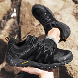 Men's Hiking Shoes Suede Leather Outdoor Wear-resistant Men's Trekking Walking Hunting Tactical Sneakers Mart Lion   