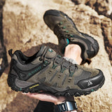 Men's Hiking Shoes Suede Leather Outdoor Wear-resistant Men's Trekking Walking Hunting Tactical Sneakers Mart Lion   