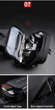 Men's Multifunction Anti-theft USB Shoulder Bag Crossbody Travel Sling Chest Bags Pack Messenger Pack Mart Lion   