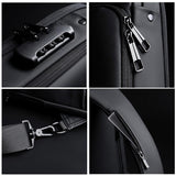 Men's Multifunction Anti-theft USB Shoulder Bag Crossbody Travel Sling Chest Bags Pack Messenger Pack Mart Lion   