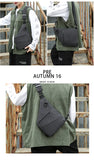 Men's Travel Fino Bag Burglarproof Shoulder Holster Anti Theft Security Strap Digital Storage Chest Bags Mart Lion   