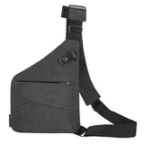 Men's Travel Fino Bag Burglarproof Shoulder Holster Anti Theft Security Strap Digital Storage Chest Bags Mart Lion Gray right  