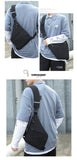 Men's Travel Fino Bag Burglarproof Shoulder Holster Anti Theft Security Strap Digital Storage Chest Bags Mart Lion   