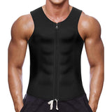 Men's Waist Trainer Vest Neoprene Corset Compression Sweat Body Shaper Slimming Shirt Workout Suit Mart Lion   