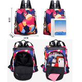Multifunctional Anti-theft Backpacks Oxford Shoulder Bags for Teenagers Girls Large Capacity Travel School Bag Mart Lion   