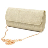 Popular Women's Evening Shoulder bag Bridal Clutch Party Prom Wedding Envelope Handbag Mart Lion Gold  