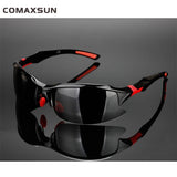 Professional Polarized Cycling Glasses Bike Bicycle Goggles Outdoor Sports Sunglasses UV 400 2 Style Mart Lion Black Red  
