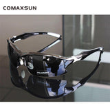 Professional Polarized Cycling Glasses Bike Bicycle Goggles Outdoor Sports Sunglasses UV 400 2 Style Mart Lion Black White  