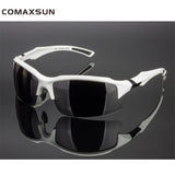 Professional Polarized Cycling Glasses Bike Bicycle Goggles Outdoor Sports Sunglasses UV 400 2 Style Mart Lion White Black  