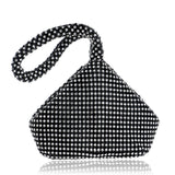 Rhinestones Women Metal Evening Clutch Bag Lady Female Diamond Super Mini Handbag For Wedding Bag Mart Lion   