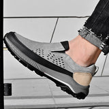 Men's Loafers Shoes Slip On Flats Breathable Formal Shoes Soft Walking Footwear Summer Hiking Shoes Platform Sneakers Mart Lion   