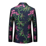 Men's Blazer Casual Steampunk Jacket Luxury Art Print Terno Social Masculino Homme Mart Lion   