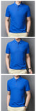 Korean Style Solid Polo Shirt Men's Short Sleeve Summer T Shirt Men's Clothing Streetwear Polo Shirt Korean Clothing Mart Lion   