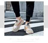Travel Leisure Autumn Men's Shoes Net Lace Up Student Breathable Running Korean Sports Casual Cross-border Mart Lion   