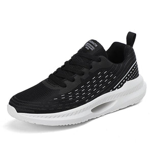 Autumn and Winter Women's Shoes Casual Walking Mother Breathable Running Sneakers the Elderly Mart Lion Black 35 