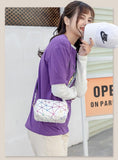 Women Bags Rhombus Ribbon Camera Small Square Bag Casual Mobile Phone Bag Small Mart Lion   