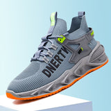  Sports Shoes Men's Heightening Casual Fly Woven Mesh Lace-up Running Student Cross-border Mart Lion - Mart Lion