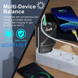  65W GaN Charger Type C PD USB Chargers For Tablet Laptop Fast Charger Quick Charge 4.0 Korean Plugs Adapter For iPhone Samsung Mart Lion - Mart Lion
