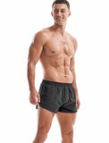 Men's Underwear Boxer Shorts Cotton Split Side Ultra Shorts Casual Sleep Bottoms Pajamas Underpants Lounge Home Sleepwear Mart Lion   