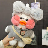Kawaii Cartoon LaLafanfan 30cm Cafe Duck Plush Toy Stuffed Soft Kawaii Duck Doll Animal Pillow Kids Children Mart Lion 8  
