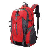 Nylon Waterproof Travel Backpacks Men's Climbing Bags Hiking Boy Girl Cycling Outdoor Sport School Bag Backpack For Women Mart Lion Red 33x52x18cm 
