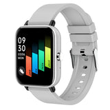 Smart Watch Women Men's Full Touch Dial Call Fitness Tracker IP67 Waterproof Bluetooth Answer Call Smartwatch For Xiaomi Mart Lion Grey  