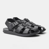 Microfiber Leather Men;s Summer Beach Sandals Man Outdoor Office Walking Casual Shoes Male Water Sport Sneakers Mart Lion Black 40 