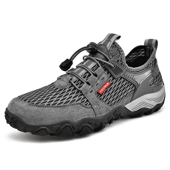 Summer Men's Outdoor Sneakers Breathable Hiking Shoes Outdoor Hiking Sandals Trekking Trail Water Sandals Mart Lion 1788gray 5.5 