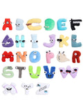 Alphabet Lore Plush Toys 26 English Letters Animal Plushie Education Doll For Kids Adults Halloween Mart Lion   