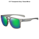 JackJad Outdoors Sports Square Shield Style Polarized TR90 Sunglasses Men's Women Brand Design Shades 3045 Mart Lion C11 Polarized 