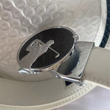 Men's Belt Top Layer Cowhide Automatic Buckle Golf Belt Belt Body Belt Strip Mart Lion LUXURY WHITE China 80CM Europe65