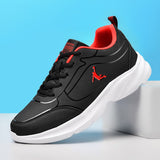 Men Shoes Casual Sneakers Men's Trainers Cushion Sneakers Leisure Black Gold Tenis Masculino Adulto Mart Lion 2210 Black red 39 