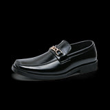 Men Leather Casual Shoes High Quality Luxury Boat Shoe Sneaker Loafer Design Black Men Dress Shoes Plus Size 38-48 Free Shipping  MartLion