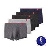 5 Pcs Men's Boxer Cotton Calzoncillos Hombre Underpants Lingerie Lots Boxershorts Majtki Meskie Panties Underwear Mart Lion   