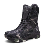 Camouflage Men's Boots Work Shoes Tactical Military Army Outdoor Hiking Ankle Mart Lion Gray 7 