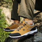 Hiking Shoes Men's Sneakers Lace Up Mountain Boots Non-slip  Outdoors Sheos Mart Lion   