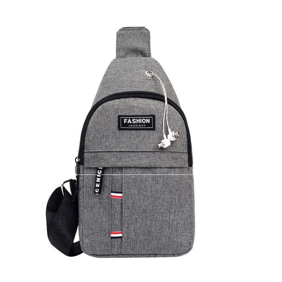  Chest Bag Men's handbag Casual Oxford Cloth Tide Sports Small Bags Shoulder Messenger Handbag Rucksack Mart Lion - Mart Lion