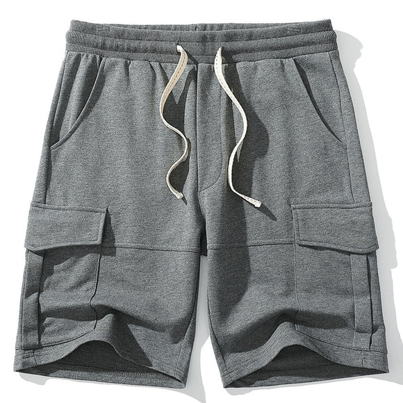 Men's Cargo Shorts Cotton Overalls Sweatshorts Casual Multi-pocket Breathable Sports Shorts Men's Running Jogger Loose Short Pants Mart Lion   