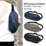  Outdoor men's Belt Pouch Sports handbag Casual Cycling Small Waist Pack Crossbody Bag Shoulder Bag Crossbody Ches Mart Lion - Mart Lion