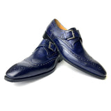 Oxford Style Men's Dress Shoes Handmade Genuine Leather Designer Formal Mart Lion   