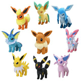 Pokemon Plush Toys 15-20CM Kawaii Eevee Eeveelution Sylveon Flareon Jolteon Umbreon Vaporeon Dolls Toy Kids Xmas Mart Lion   