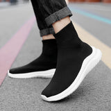 Summer Black Socks Sneakers Men's Slip on Sports Shoes Flats Unisex Breathable Adult Casual Women shoes