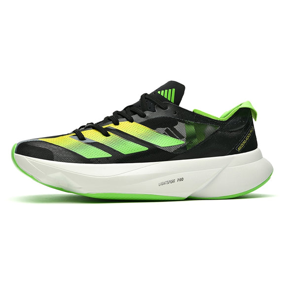 Men's sneakers cushioned running shoes women's running casual couple shock absorbing tennis Mart Lion Black Green 36 