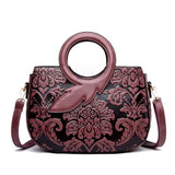 Women Designer Shoulder Bags Classic Chinese Style Luxury Handbags Female Casual Genuine Leather Totes Bags Mart Lion PL  