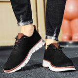 Men's Mesh Casual Shoes Lightweight Breathable Soft Soled Summer Outdoor Sports Fitness Sneakers
