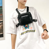  Chest Rig Hip-Hop Men's Bag Casual Tactical Function Style Chest Bag Small Tactical Vest Bags Streetwear Male Waist Bags Mart Lion - Mart Lion