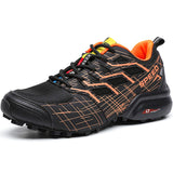 Men's Running shoes Outdoor Lightweight Air cushion Marathon Sneakers Jogging Training Travel Casual Sport Shoes Mart Lion K200 black orange 39 