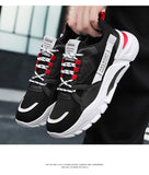  Autumn Men's Shoes Mesh Lace-up Korean Version Trendy Sports Casual Teenager Students Cross-border Mart Lion - Mart Lion