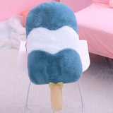 50CM design 3D sweet ice cream pillow cushion car waist support cushion Soft Plush Stuffed Doll Toys Creative Pillow Mart Lion E  